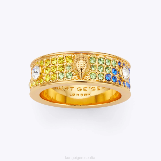 Kurt Geiger mujer anillo de metal con águila de cristal de Londres 2LPR195 | accesorios varios/otros